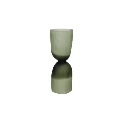 Pomax Vaas / Windlicht Diabolo groen mat