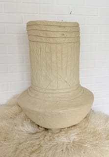 Vaas / Pot Papier Mache Gada